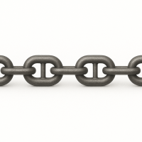 Цепь круглозвенная с распорками А2-3,5-46х184