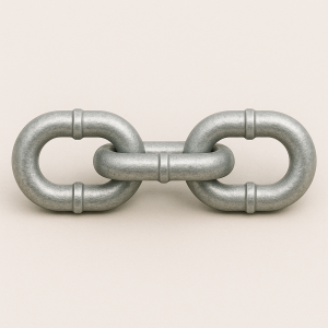 Цепь круглозвенная с буртиком Б2-3,5х28 в наличии в Вологде