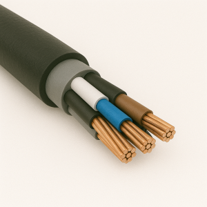 Кабель контрольный алюминиевый АКВБбШв 10х10 многожильный круглый в наличии в Вологде