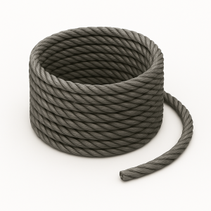 Канат одинарной свивки ТК 8,6 мм ГОСТ 3063-80 в наличии в Вологде