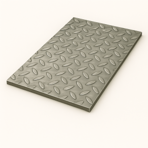 Лист стальной рифленый 2,5х1250х2500 мм ромб Ст3пс в наличии в Вологде