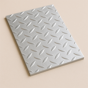 Алюминиевый рифленый лист даймонд 1,8х1500х6000 мм АМг3 в наличии в Вологде