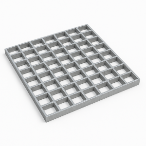 Решетчатый настил P 33х11/30х2 800х1000 мм в наличии в Вологде