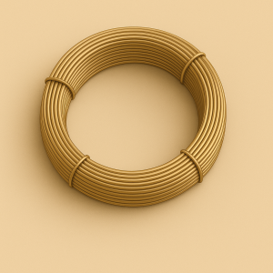 Латунная проволока тянутая 0,8 мм Л63 ГОСТ 1066-2015 в наличии в Вологде