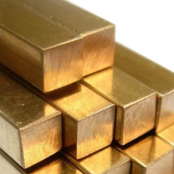 Латунный квадрат прессованный 10х10 мм ЛС58-2 ГОСТ 2060-2006 в наличии в Вологде