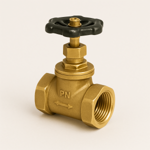 Клапан запорный латунный ДУ 25 РУ 16 15б1п в наличии в Вологде