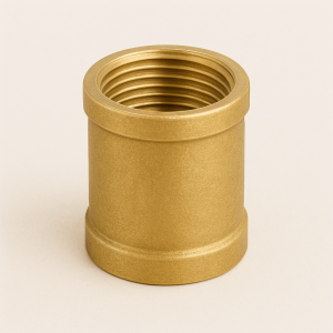 Муфта латунная прямая резьбовая 15 мм 1/2 ГОСТ 32590-2013 в наличии в Вологде