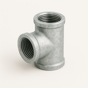 Тройник оцинкованный приварной ДУ 57 в наличии в Вологде